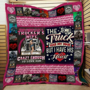 Trucker Wife Quilt Blanket 1108-5 Hp  Size Single, Twin, Full, Queen, King, Super King