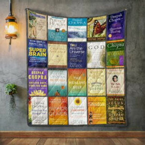 Deepak Chopra Quilt Blanket  Size Single, Twin, Full, Queen, King, Super King