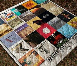 Death Cab For Cutie Singles Quilt Blanket  Size Single, Twin, Full, Queen, King, Super King