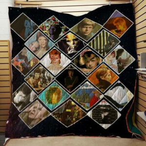 David Bowie Albums Quilt Blanket For Fan  Size Single, Twin, Full, Queen, King, Super King