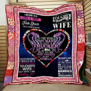 Truck Driver 3d Printing Quilt Blanket Hqc-Qhn00012  Size Single, Twin, Full, Queen, King, Super King