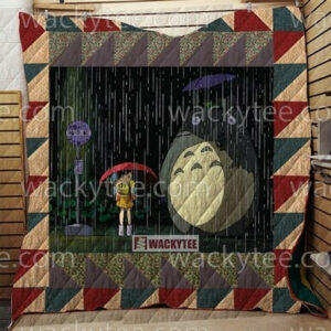 Studio Ghibli My Neighbor Totoro 3d Quilt Blanket  Size Single, Twin, Full, Queen, King, Super King