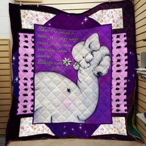 Elephant Happy Mothe Day 2019 3d Quilt Blanket Nvh-Qdt0020  Size Single, Twin, Full, Queen, King, Super King