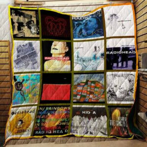 Radiohead Albums Quilt Blanket R226  Size Single, Twin, Full, Queen, King, Super King