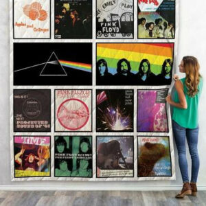 Pink Floyd Eps Quilt Blanket 02  Size Single, Twin, Full, Queen, King, Super King