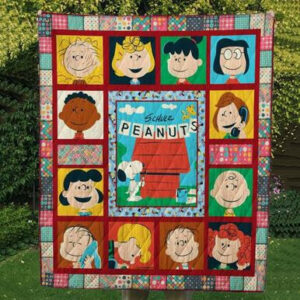 The Peanuts Quilt Blanket  Size Single, Twin, Full, Queen, King, Super King
