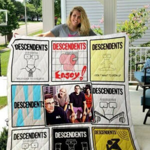 Descendents Quilt Blanket  Size Single, Twin, Full, Queen, King, Super King