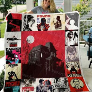 Psycho Quilt Blanket M160617 ��� Quilt Size Single, Twin, Full, Queen, King, Super King