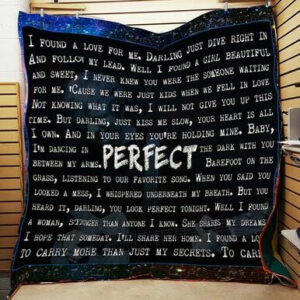 Perfect Song Quilt Blanket P191b  Size Single, Twin, Full, Queen, King, Super King