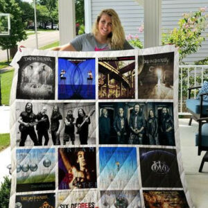 Dream Theater Albums Quilt Blanket 02  Size Single, Twin, Full, Queen, King, Super King