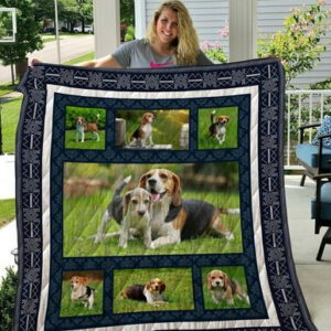 Beagle Quilt Blanket Qui25004  Size Single, Twin, Full, Queen, King, Super King