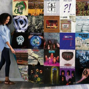 Deep Purple Quilt Blanket For Fans 03  Size Single, Twin, Full, Queen, King, Super King