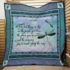 Dragonfly 3d Quilt Blanket F1402 82o33  Size Single, Twin, Full, Queen, King, Super King