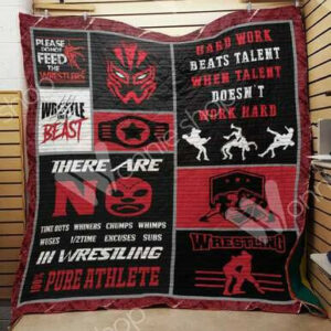 Professional Wrestling Quilt Blanket M1401 85o35  Size Single, Twin, Full, Queen, King, Super King