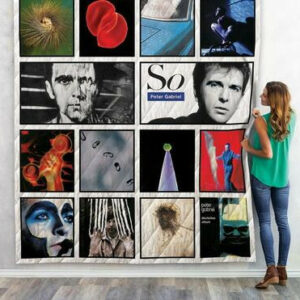 Peter Garbriel Albums Quilt Blanket 01  Size Single, Twin, Full, Queen, King, Super King