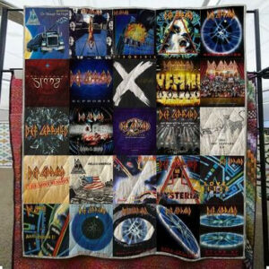Def Leppard Quilt Blanket – New Arrival  Size Single, Twin, Full, Queen, King, Super King