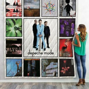 Depeche Mode Album 1 Quilt Blanket  Size Single, Twin, Full, Queen, King, Super King