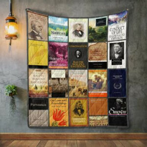 Ralph Waldo Emerson Quilt Blanket  Size Single, Twin, Full, Queen, King, Super King