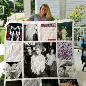 Deftones Albums Quilt Blanket 01  Size Single, Twin, Full, Queen, King, Super King