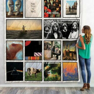 Pink Floyd Album 2 Quilt Blanket  Size Single, Twin, Full, Queen, King, Super King