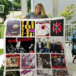 Dead Kennedys Quilt Blanket 02  Size Single, Twin, Full, Queen, King, Super King