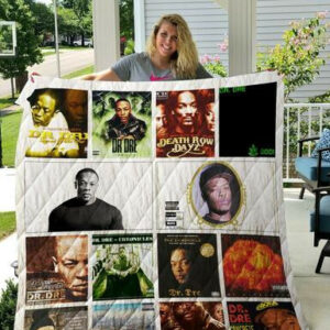 Dr. Dre Albums Quilt Blanket 02  Size Single, Twin, Full, Queen, King, Super King