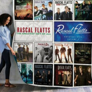 Rascal Flatts Albums Quilt Blanket 01  Size Single, Twin, Full, Queen, King, Super King