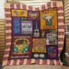 Flamingo Silhouette 3D Quilt Blanket Nvh-Qct0007  Size Single, Twin, Full, Queen, King, Super King