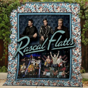Rascal Flatts Quilt Blanket Bjan-1  Size Single, Twin, Full, Queen, King, Super King