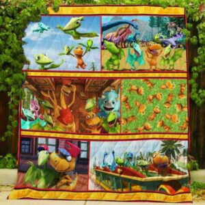 Dinosaur Train 3d Quilt Blanket P142  Size Single, Twin, Full, Queen, King, Super King