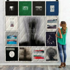 Editors Singles Quilt Blanket 02  Size Single, Twin, Full, Queen, King, Super King