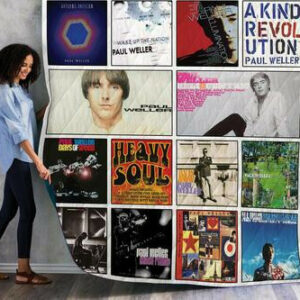 Paul Weller Quilt Blanket 01  Size Single, Twin, Full, Queen, King, Super King