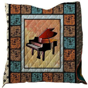 Piano Quilt Blanket 3d Quilt Blanket 1511-07  Size Single, Twin, Full, Queen, King, Super King
