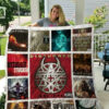 Rammstein Album Collections Quilt Blanket  Size Single, Twin, Full, Queen, King, Super King