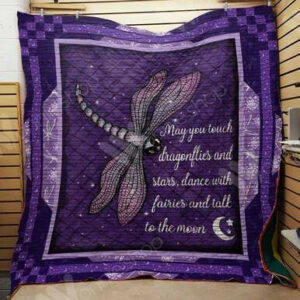 Dragonfly Quilt Blanket F2805 83o34  Size Single, Twin, Full, Queen, King, Super King