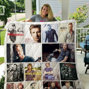 Dierks Bentley Albums Quilt Blanket 02  Size Single, Twin, Full, Queen, King, Super King