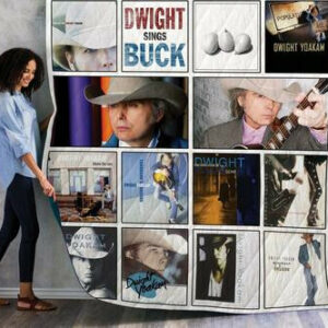Dwight Yoakam Album Quilt Blanket 01  Size Single, Twin, Full, Queen, King, Super King