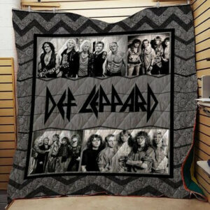 Def Leppard Quilt Blanket Bjan-3  Size Single, Twin, Full, Queen, King, Super King