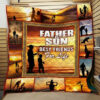 Quilt Blanket I See The World Through Native Eyes R173  Size Single, Twin, Full, Queen, King, Super King