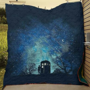 Doctor Who Police Public Call Box The Tardis  Quilt Blanket  Size Single, Twin, Full, Queen, King, Super King