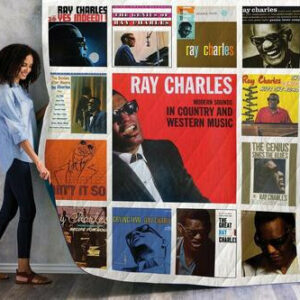 Ray Charles Albums Quilt Blanket 02  Size Single, Twin, Full, Queen, King, Super King