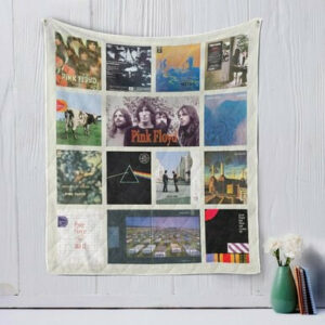 Pink Floyd Quilt Blanket  Size Single, Twin, Full, Queen, King, Super King