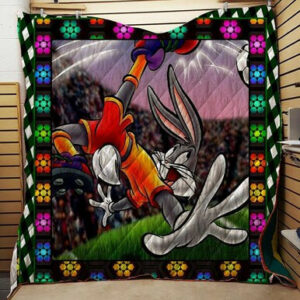 Bugs Bunny 3d Quilt Blanket Tnov-10  Size Single, Twin, Full, Queen, King, Super King
