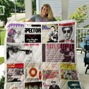Phil Spector Albums Quilt Blanket 02  Size Single, Twin, Full, Queen, King, Super King