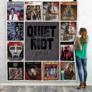 Quiet Riot Albums Quilt Blanket 02  Size Single, Twin, Full, Queen, King, Super King
