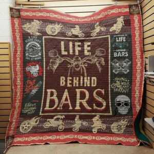 Dirt Bikes Quilt Blanket J1001 85o08  Size Single, Twin, Full, Queen, King, Super King