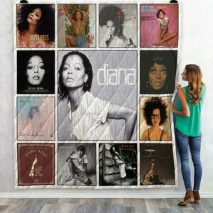 Diana Ross Albums Quilt Blanket 02  Size Single, Twin, Full, Queen, King, Super King