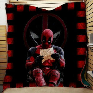 Deadpool 3d Quilt Blanket Tnov-11  Size Single, Twin, Full, Queen, King, Super King