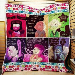 Steven Universe Quilt blanket  Size Single, Twin, Full, Queen, King, Super King