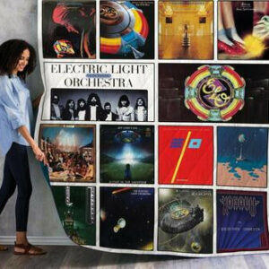 Electric Light Orchestra Albums Quilt Blanket 01  Size Single, Twin, Full, Queen, King, Super King